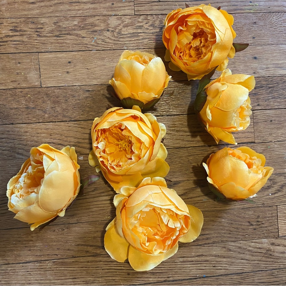 Rockabilly Yellow Flowers